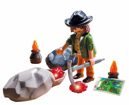 Imagen 4 de 6 de Playmobil Buscador De Gemas 5384 Special Plus Educando