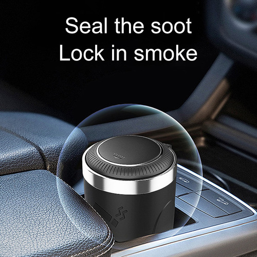 Cenicero De Cigarrillos De Coche Con Tapa Portátil