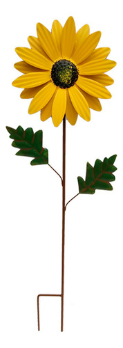 Maceta De Metal Amarillo Para Decoración De Jardín