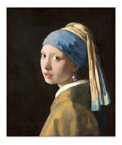 Cuadro Canvas  Bastidor La Joven De La Perla Vermeer 40x50cm