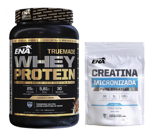 True Made Whey Protein Ena Proteína Isolate + Creatina Ena