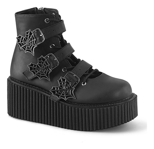 Bota Gotica Vegana Creeper-260 Demonia Egirl Punk Dollskill