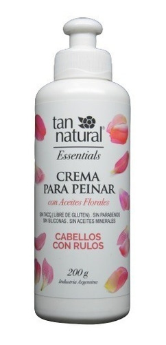 Crema De Peinar Rulos Con Aceites Florales - Tan Natural