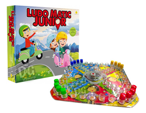 Juego De Mesa Ludomatic Junior Infantil Cubilete Automático