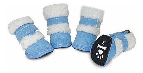 4pcs Puppy Dog Shoes Botines Botas Perros Pequeños Bot...