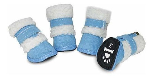 4pcs Puppy Dog Shoes Botines Botas Perros Pequeños Bot...