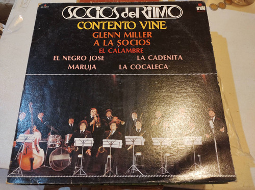 Los Socios Del Ritmo Contento Vine Vinyl,lp,acetato 