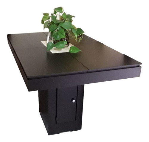 Mesa Para Comedor 4 Sillas Con Pedestal Y Despensero