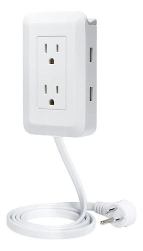 Ontel Presto Plug Outlet Extender Para Reubicar Tomas De Cor