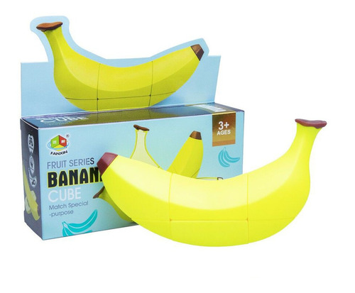 2x2x3 Cubo Banana Plátano Colección Fanxin Fruta