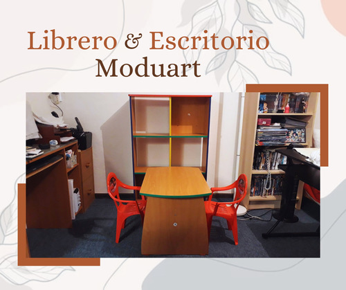 Librero Y Escritorio Moduart