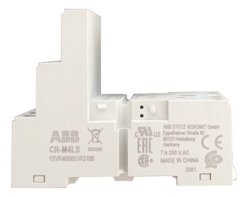 Cr-m4ls Base Para Rele De Interface 7a 4naf Abb