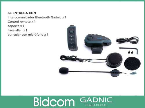 Imagen 7 de 9 de Intercomunicador Bluetooth G800 Casco Moto 5 Vias 1200m Gtia