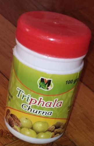 Triphala Churna. Orgánico. Ayurveda.