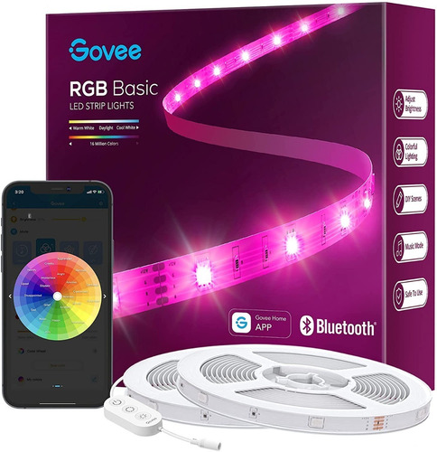 Tiras De Luces Led Rgb Con App Movil 30 Metros Bluetooth