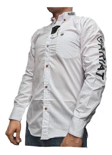 Camisa blanca online vaquera hombre