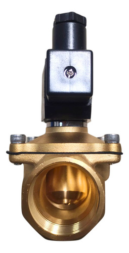 Válvula Solenoide 2/2 Vias Ar Óleo E Água 1.1/2 Bsp 220v