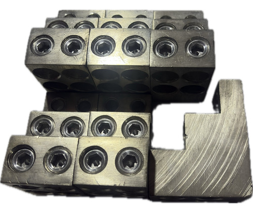 Jgo De 6 Pza Zapatas Mecánicas De Aluminio De 4 X 500 Mcm