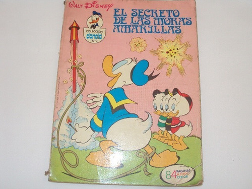 Col Donald # 9 Disney  El Secreto De Las Moras Amarilla 1972
