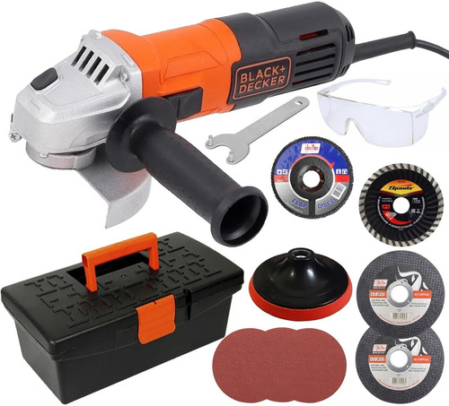 Esmerilhadeira Lixadeira 4.1/2 220v Profissiona Black Decker