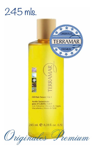 Óleo 3 En 1 Aceite Tratamiento Para Cabello Terramar, 245mls