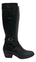 Comprar Bota Larga De Vestir Verde Tabaco Para Mujer (22-27) Negro
