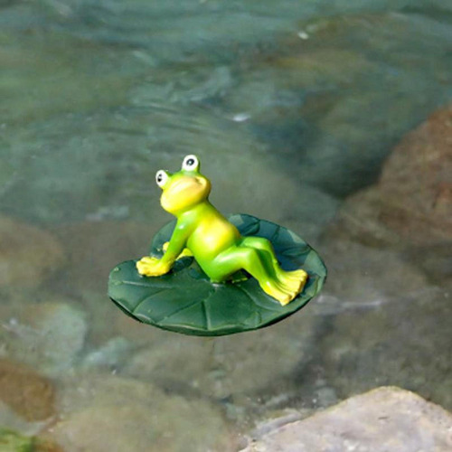 Estatua De Rana Flotante De Agua Estatua De Estilo B