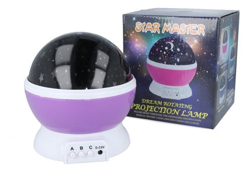 Lampara Veladora Proyector Led De Estrellas Usb Mesa Techo -