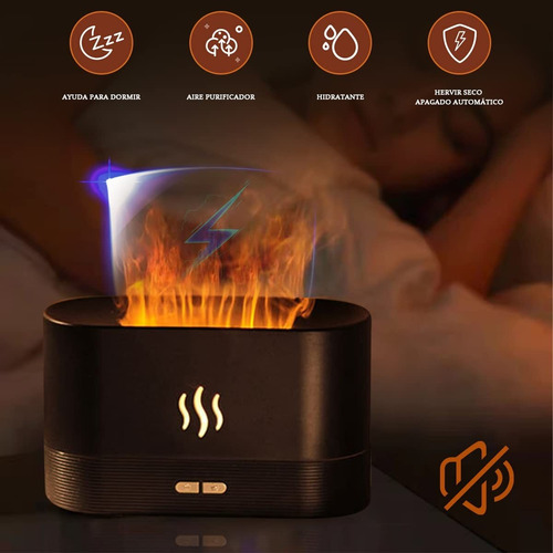 Difusor Aceites Esenciales Y Luz Nocturna Con 2 Modos De Luz