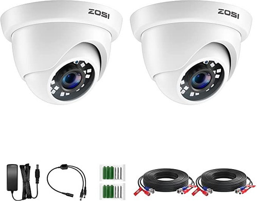 Zosi Kit De Cámaras De Seguridad Hd P De 2.0 Mp Tvi/cvi/ah.