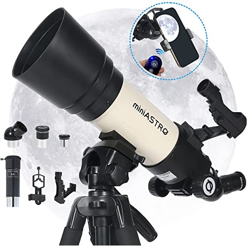 Telescopio Refractor De 80 Mm Para Adultos Astronomia - Tel