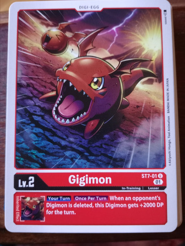 Gigimon - Starter Deck 07: Gallantmon-carta Digimon Bandai