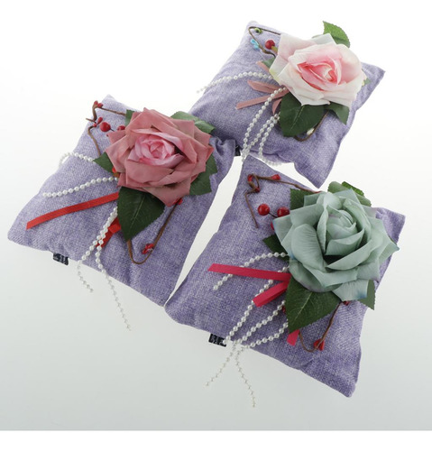 1 Pieza Bolsas De Carbón De Bambú Novedad Rosa Púrpura