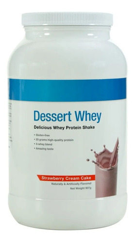 Dessert Whey Protein 907g Ultimate - Isolado Hidrolisado Wpc Sabor Morango