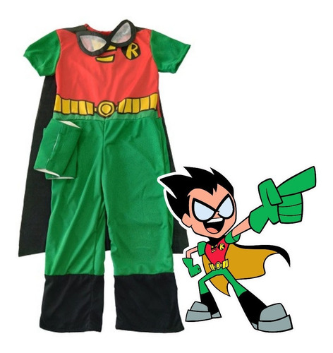 Disfraz Robin Teen Titans Jovenes Titanes Original