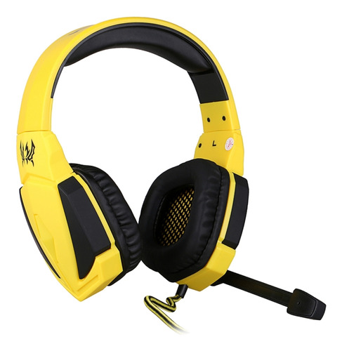 Auriculares Usb Para Juegos Kotion Each G4000, Color Negro Y