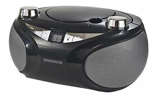 Magnetofón Portátil Magnavox Md6949-bk Con Bluetooth, Am/fm