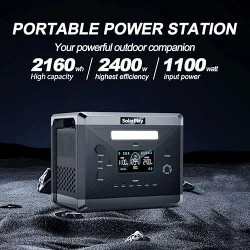 Estación De Energía Portátil Solarplay , /, 4 Tomas Ac, Para