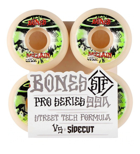 Bones Ruedas 55m Skate Mcclain Stf Tech V5 Shape | Laminates