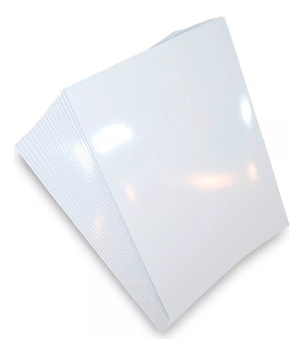 50 Hojas Papel Fotográfico Tamaño Carta Color Blanco 255g/m2