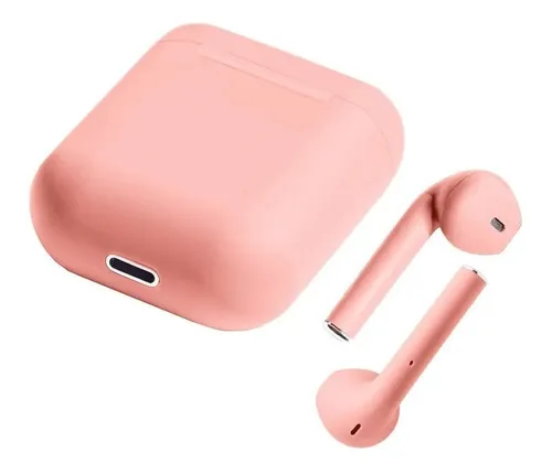 Fones de ouvido sem fio I14 Tws Bluetooth 5.0 Simil Airpod rosa