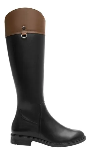 Bota Larga Mujer Flexi 120903 Piel Negro Cierre H pica Gnv