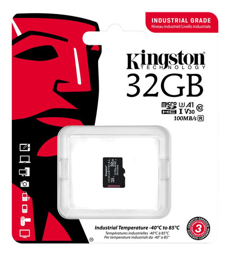 Memoria Micro Sd Kingston 32gb C10 Industrial 