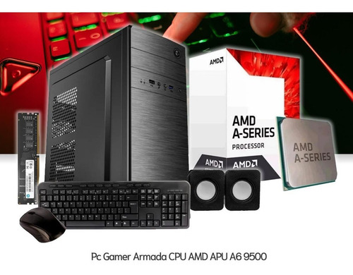 Imagen 4 de 6 de Pc Gamer Armada Cpu Amd A6 9500 240gb Ssd Minecraft Roblox