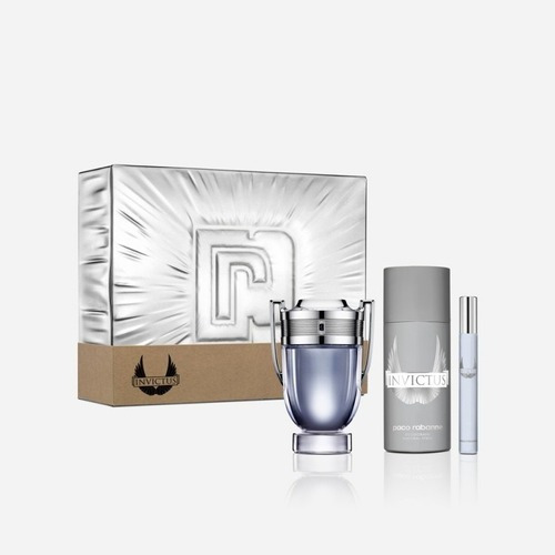 Invictus- Paco Rabanne- Edt- 100ml- En Set Género Hombre