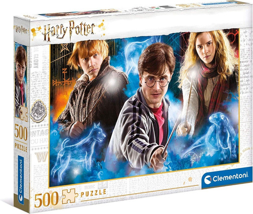 Harry Potter Ron Hermione Rompecabezas Clementoni 500 Piezas