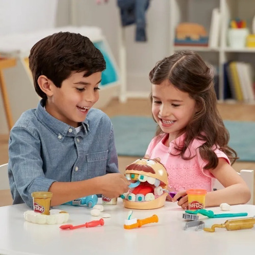 Imagen 4 de 8 de Play-doh El Dentista Bromista Masa B5520 Hasbro Original