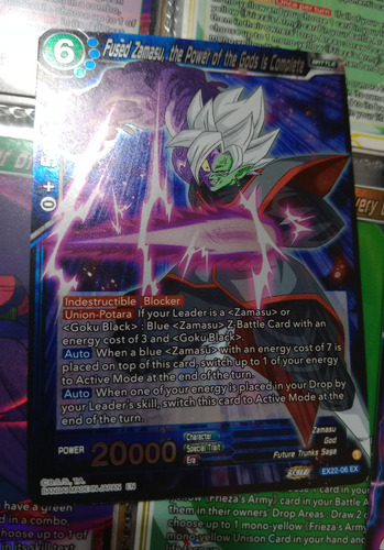 Fused Zamasu, The Power Of The Gods Is Complete Carta Brilla