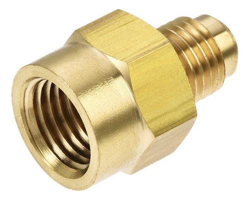 Conector Adaptador Tubo Rosca Macho 1/4 Sae A Hembra 1/4 Npt