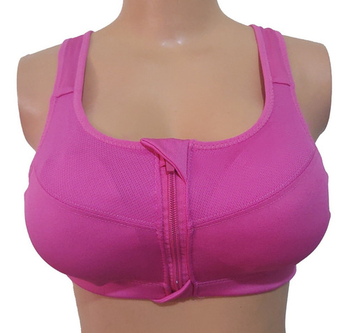 Top Deportivo Fitness Sujetador Rosa Acolchado Gym R632